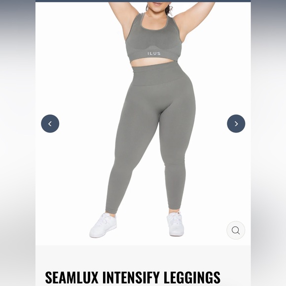 ILUS SEAMLUX INTENSIFY LEGGINGS in Agave - Picture 4 of 7